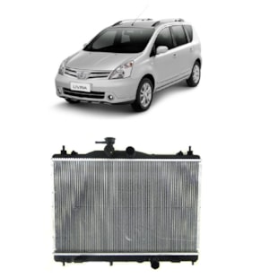RADIADOR NISSAN GRAND LIVINA / LIVINA / LIVINA XGEAR 1.8L 2009 EM DIANTE MANUAL - VALEO