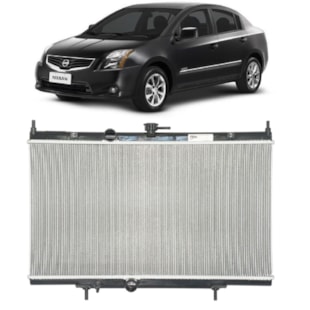 RADIADOR NISSAN SENTRA 2.0 16V 2007 A 2013 COM AR / MANUAL / AUTOMATICO  - VALEO