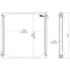 RADIADOR PARA SCANIA SERIE 4 R / T 114 / 124 / 144 / 164 COM LATERAL 1998 A 2007 COM / SEM AR - M. MARELLI