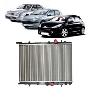 RADIADOR PEUGEOT 206 / 207 / 307 / HOGGAR (TODOS MODELOS) / 1.6 / CITROEN C4 1.6 / XSARA PICASSO / COM / SEM AR / MANUAL - MAHLE RADIADOR PEUGEOT 206 / 207 / 307 / HOGGAR (TODOS MODELOS) / 1.6 / CITROEN C4 1.6 / XSARA PICASSO / COM / SEM AR / MANUAL - MAHLE