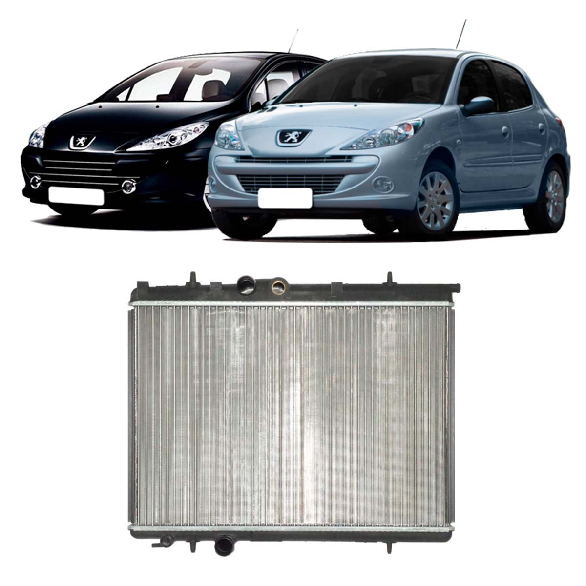 RADIADOR PEUGEOT 206 / 207 / 307 / HOGGAR (TODOS MODELOS