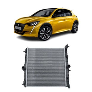 RADIADOR PEUGEOT 208 1.2 2020 > MANUAL COM AR - VALEO