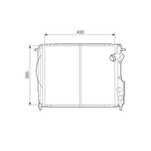 RADIADOR RENAULT CLIO ARGENTINO 1.6 1994 A 1998 / COM AR / MANUAL - VISCONDE