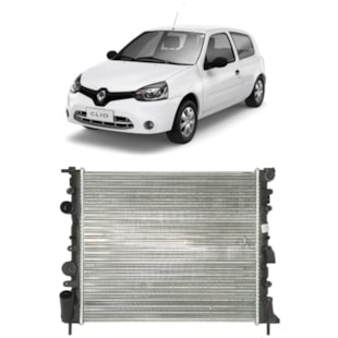 RADIADOR RENAULT CLIO II 1.0 / 1.6 16V 1999 EM DIANTE SEM TUBETE SEM AR MANUAL - VALEO RADIADOR RENAULT CLIO II 1.0 / 1.6 16V 1999 EM DIANTE SEM TUBETE SEM AR MANUAL - VALEO