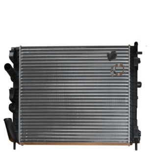 RADIADOR RENAULT CLIO II 1999 EM DIANTE / LOGAN / SANDERO 2007 A 2015 1.0 16V / 1.6 8V / 16V COM AR - DENSO