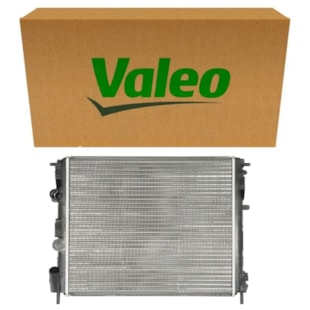 RADIADOR RENAULT CLIO II 1999 EM DIANTE / LOGAN / SANDERO 2007 A 2015 1.0 16V / 1.6 8V / 16V COM AR SEM TUBETE - VALEO