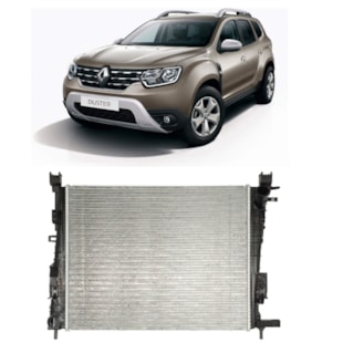 RADIADOR RENAULT DUSTER / OROCH 1.6 / 2.0 / SANDERO 2.0 2015 A 2017 - VALEO