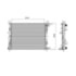 RADIADOR RENAULT DUSTER / OROCH 1.6 / 2.0 / SANDERO 2.0 2015 A 2017 - VALEO