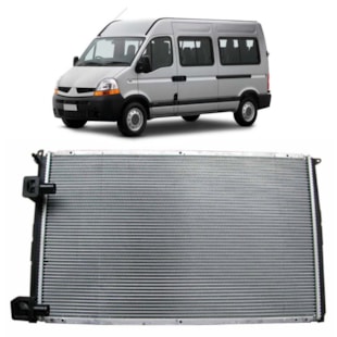 RADIADOR RENAULT MASTER 2.5 1997 A 2003 / SEM AR / MANUAL  - VALEO