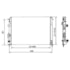 RADIADOR RENAULT MEGANE 1997 A 2004 / SCENIC 1999 A 2010 / 1.6 / 2.0 COM / SEM AR / MANUAL / AUTOMATICO  - VALEO