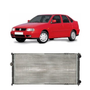 RADIADOR SEAT CORDOBA / IBIZA / INCA / 1.9 / VW VOLKSWAGEN CADY 1.9 / POLO 1.8 / 1.9 / SEM AR / MANUAL  - VALEO