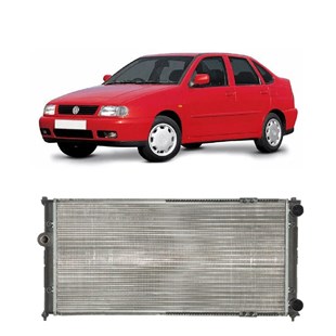 RADIADOR SEAT CORDOBA / IBIZA / INCA / VW VOLKSWAGEN POLO CLASSIC SEM AR 1.8 1997 A 1998 - VALEO