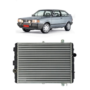 RADIADOR VOLKSWAGEN GOL / PARATI 1987 A 1993/  SAVEIRO  1984 A 1996 / VOYAGE 1982 A 1995 / 1.6 / 1.8 / MANUAL SEM AR - VALEO