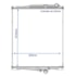 RADIADOR VOLVO FH 460 / 540 2566 EURO V 2015 > SEM LATERAL - TITANX