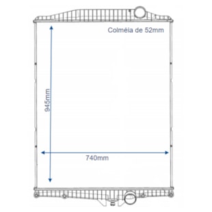 RADIADOR VOLVO FM 2566 EURO 5 2015 > - TITANX