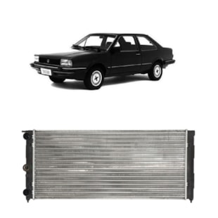 RADIADOR VW VOLKSWAGEM SANTANA /QUANTUM / 1.8 /2.0 /  1984 A 1990 / COM / SEM AR / MANUAL / AUTOMATICO - VALEO