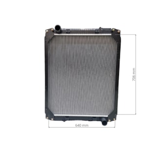 RADIADOR VW VOLKSWAGEN 14-170 / 14-220 / 16-170 / 16-200 / 24-220 / 35-300 /INTERCOOLER 91 / 99 / FORD CARGO 1617 / 1621 - PROCOOLER