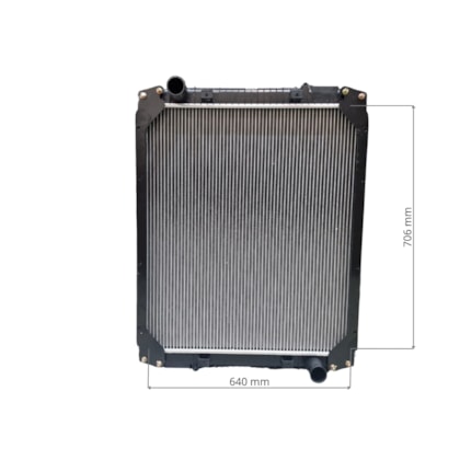 RADIADOR VW VOLKSWAGEN 14170 / 14220 / 16170 / 16200 / 24220 / 35300 /INTERCOOLER 91 / 99 / FORD CARGO 1617 / 1621 - PROCOOLER