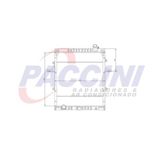 RADIADOR VW VOLKSWAGEN 17210 2001 A 2007 MWM E CUMMINS - VISCONDE