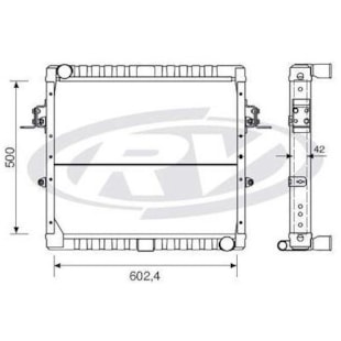 RADIADOR VW VOLKSWAGEN 9150 CUMMINS ELETRÔNICO - VISCONDE