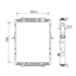 RADIADOR VW VOLKSWAGEN CONSTELLATION 17-280 / 24-280 / 31-280 / ONIBUS BETA 17-230 / 15-190 / 17260 2012 > COM LATERAL - VISCONDE