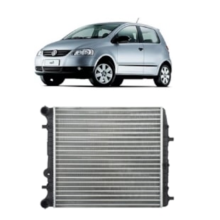 RADIADOR VW VOLKSWAGEN FOX 1.0/1.6 2003 A 2011 / POLO 1.0 2002 A 2003 / 1.6 2002 A 2011 SEM AR / MANUAL (ENGATE RAPIDO) - VALEO