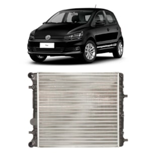 RADIADOR VW VOLKSWAGEN FOX 2006 >/ GOL G5 / G6 2008 >/1.0 /1.6 / SAVEIRO 2009 >/1.6 /1.8 /VOYAGE 2008 >/1.0 /1.6 SEM AR - VALEO