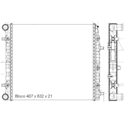 RADIADOR VW VOLKSWAGEN FOX/ SPACEFOX 1.0/1.6 /POLO 1.6/2.0 2006 A 2020 /GOL/ VOYAGE 1.0/1.6 /SAVEIRO 1.6/1.8 2008 A 2020 - M. MARELLI RADIADOR VW VOLKSWAGEN FOX/ SPACEFOX 1.0/1.6 /POLO 1.6/2.0 2006 A 2020 /GOL/ VOYAGE 1.0/1.6 /SAVEIRO 1.6/1.8 2008 A 2020 - M. MARELLI