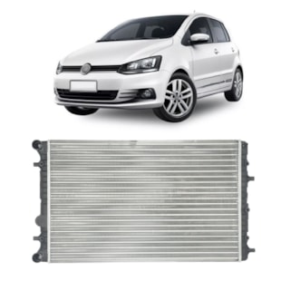 RADIADOR VW VOLKSWAGEN FOX / SPACEFOX / GOL G5 / G6 1.0 / 1.6 / POLO 1.6 / 2.0 / SAVEIRO 1.6 / 1.8 / VOYAGE 1.0 /1.6 COM - VALEO