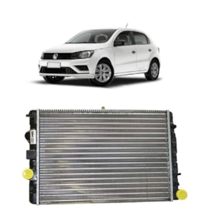 RADIADOR VW VOLKSWAGEN GOL 1996 A 2008 / PARATI 1.0 1997 A 2003 COM AR / MANUAL  - VALEO