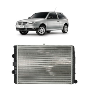 RADIADOR VW VOLKSWAGEN GOL 1996 A 2008 / PARATI 1.0 1997 A 2003  SEM AR / MANUAL  - VALEO