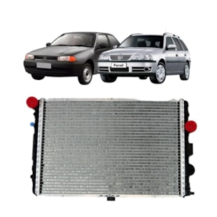 RADIADOR VW VOLKSWAGEN GOL 1996 A 2008 / PARATI 1997 A 2003 / 1.0 / COM AR / MANUAL  - MAHLE