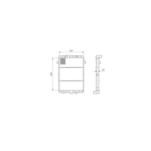 RADIADOR VW VOLKSWAGEN GOL / PARATI / SAVEIRO / VOYAGE COM AR AP 1987 A 1994 - VISCONDE