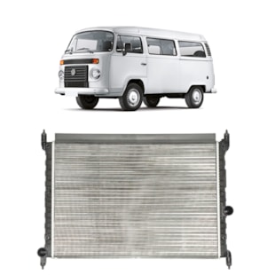 RADIADOR VW VOLKSWAGEN KOMBI 1.4 FLEX 2005 > COM / SEM AR - VALEO RADIADOR VW VOLKSWAGEN KOMBI 1.4 FLEX 2005 > COM / SEM AR - VALEO