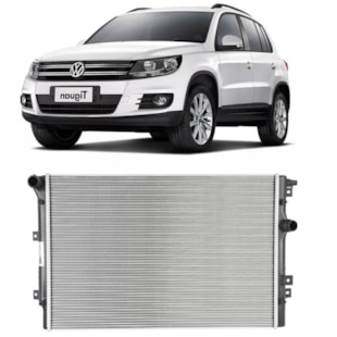 RADIADOR VW VOLKSWAGEN TIGUAN 2.0 2009 A 2016 COM AR / AUTOMATICO - VALEO