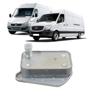 RESFRIADOR OLEO MERCEDES BENZ SPRINTER CDI ELETRONICA 311 / 313 2002 > / 415 / 515 2013 > - PROCOOLER RESFRIADOR OLEO MERCEDES BENZ SPRINTER CDI ELETRONICA 311 / 313 2002 > / 415 / 515 2013 > - PROCOOLER