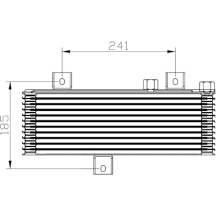 RESFRIADOR OLEO MITSUBISHI L200 GL / GLS 98 / 02 / SPORT / HPE / OUTDOOR 2003 A 2011 4X2 / 4X4 - PROCOOLER