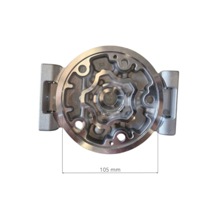 TAMPA DIANTEIRA COMPRESSOR 10PA17 IVECO STRALIS SE10B17 / 106256 / MAQUINA JOHN DEERE 3510  - PROCOOLER