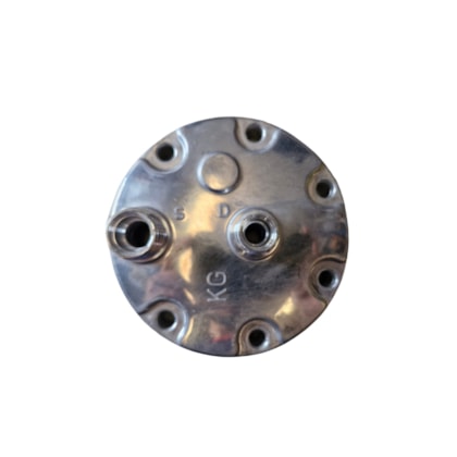 TAMPA TRASEIRA COMPRESSOR 7H15 SAIDA DESCARGA / SUCCAO TRASEIRA ORING 10MM / 8MM  - PROCOOLER TAMPA TRASEIRA COMPRESSOR 7H15 SAIDA DESCARGA / SUCCAO TRASEIRA ORING 10MM / 8MM  - PROCOOLER