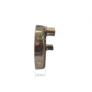 TAMPA TRASEIRA COMPRESSOR SANDEN / MAQUINA PA CARREGADEIRA / MOTONIVELADORA CATERPILLAR / ESCAVADEIRA 24V 8PK  - PROCOOLER
