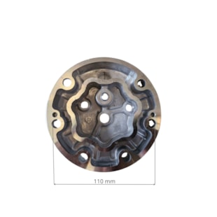 TAMPA TRASEIRA COMPRESSOR SD 7H15 SAIDA FLEX VERTICAL 7PK 8PK 24V 4FIX - PROCOOLER TAMPA TRASEIRA COMPRESSOR SD 7H15 SAIDA FLEX VERTICAL 7PK 8PK 24V 4FIX - PROCOOLER