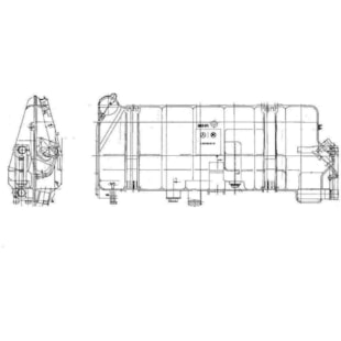 TANQUE COMPENSACAO MERCEDES BENZ ONIBUS O371 / O400 / O500 RS - BEHR HELLA TANQUE COMPENSACAO MERCEDES BENZ ONIBUS O371 / O400 / O500 RS - BEHR HELLA