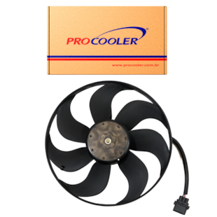 VENTOINHA ELETROVENTILADOR AUDI A3 1.6 / 2.0 / VW VOLKSWAGEN FOX / GOLF / POLO 1.0 345MM FINO ALTO COM / SEM AR - PROCOOLER