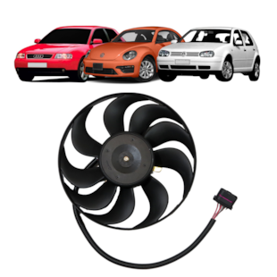 VENTOINHA ELETROVENTILADOR AUDI A3 / A4 / TT / VOLKSWAGEN GOLF 1.6 / 2.0 / NEW BEETLE 2.0 / POLO 1.0 / 1.6 / 2.0 - PROCOOLER