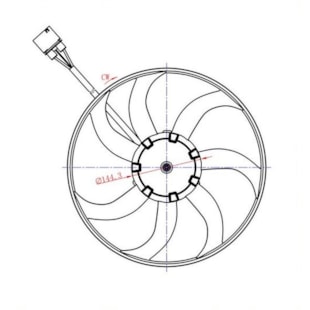 VENTOINHA ELETROVENTILADOR AUDI A3/  S3 VW VOLKSWAGEN AMAROK/  JETTA / PASSAT 2008 A 2022 COM AR - PROCOOLER VENTOINHA ELETROVENTILADOR AUDI A3/  S3 VW VOLKSWAGEN AMAROK/  JETTA / PASSAT 2008 A 2022 COM AR - PROCOOLER