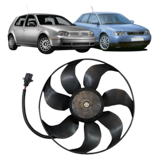 VENTOINHA ELETROVENTILADOR AUDI A3 TURBO / VW VOLKSWAGEN GOLF IV TURBO 1.8 / 2.0 1999 EM DIANTE COM AR (MAIOR) - PROCOOLER