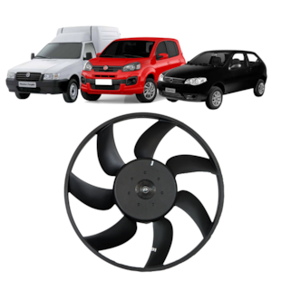 VENTOINHA ELETROVENTILADOR FIAT FIORINO 1.4 2014> PALIO 2012 A 2017/SIENA 2012 A 2021 1.0 A 1.6/ UNO 1.0/1.4 2011 A 2016 - PROCOOLER