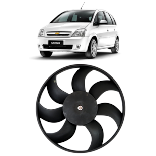VENTOINHA ELETROVENTILADOR GM CHEVROLET MERIVA 1.4/1.8 2003 A 2012 (TODOS MODELOS) COM AR - PROCOOLER