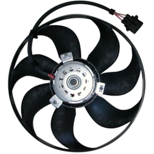 VENTOINHA ELETROVENTILADOR VW VOLKSWAGEN FOX / GOLF / POLO / NEW BEETLE COM AR 2002 > (345MM MOTOR LARGO) - ORIGINAL