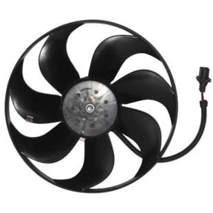 VENTOINHA ELETROVENTILADOR VW VOLKSWAGEN FOX / GOLF / POLO / NEW BEETLE COM AR 2002 > (345MM MOTOR LARGO) - M. MARELLI